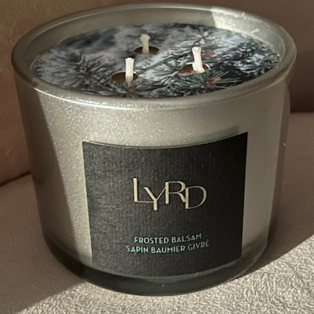 AVON LYRD Fir Balsam Fireplace Candle